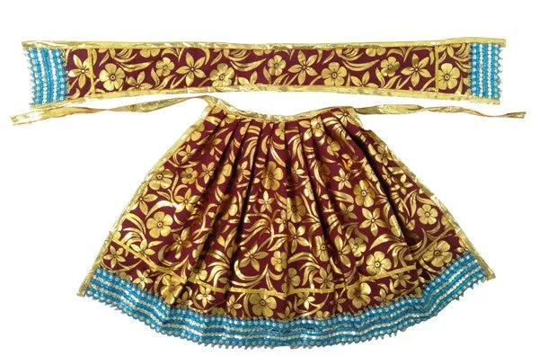 Amman Pavadai – Gold Print 8 Inch (54) Amman Pavadai – Gold Print 8 Inch (54)