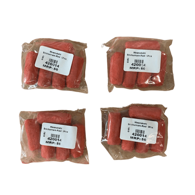 Meenakshi Srichurnam-Red 5Pcs (Pack Of 4) Meenakshi Srichurnam-Red 5Pcs (Pack Of 4)