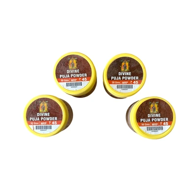 Giri Divine Puja Powder 50Gms Dabbi (Pack Of 4) Giri Divine Puja Powder 50Gms Dabbi (Pack Of 4)
