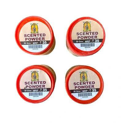 Scented Powder 50 gms Dabbi (Pack Of 4) Scented Powder 50 gms Dabbi (Pack Of 4)