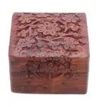 Shesham Gem Stone Jewellery Box 3x3Inch