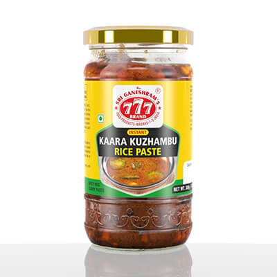 777 Kara Kuzhambu Rice Paste 300g 777 Kara Kuzhambu Rice Paste 300g