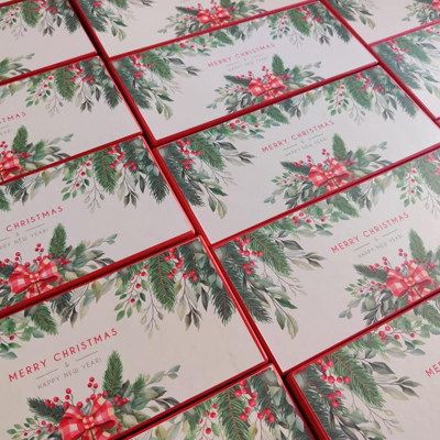 Boxed Gift Set with 3 Tins. Boxed Gift Set with 3 Tins.