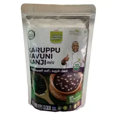 Health Basket Women's Hb Karuppu Kavuni Kanji Mix 200 Gms