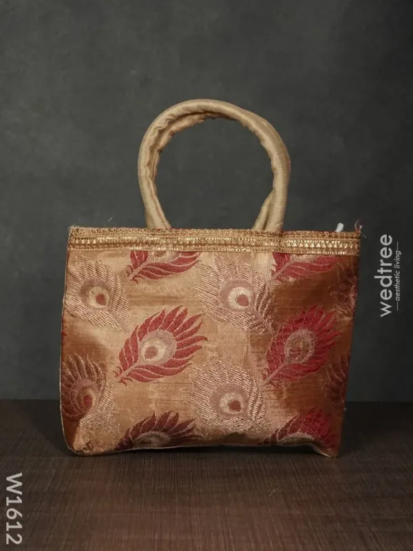 Hand Bag – Peacock Feather