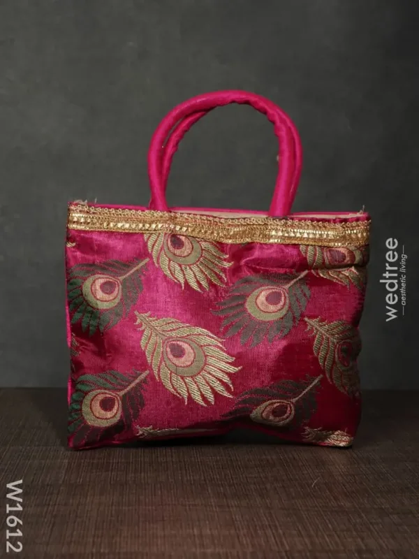 Hand Bag – Peacock Feather