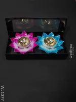 lotus-shaped-hand-painted-diya-set-of-2-wl1377-brass-950