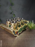 meenakari-peacock-tray-set-with-6-glass-others-595