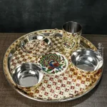 Leaf base Brass diya Leaf base Brass diya