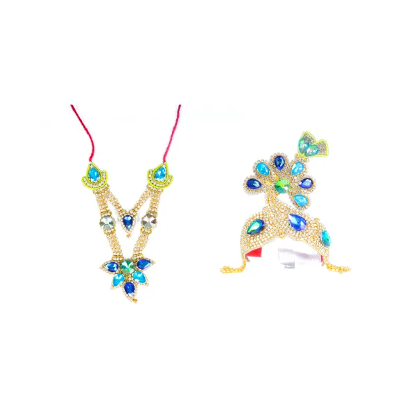 Stone Mala Kireedam Set (Medium) Stone Mala Kireedam Set (Medium)