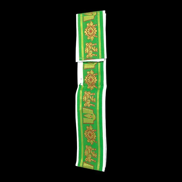 Dhoti Belt – 1.25 Mtrs | Satin with Jari Border Waist Belt for Men/ Veshti Belt Dhoti Belt – 1.25 Mtrs | Satin with Jari Border Waist Belt for Men/ Veshti Belt