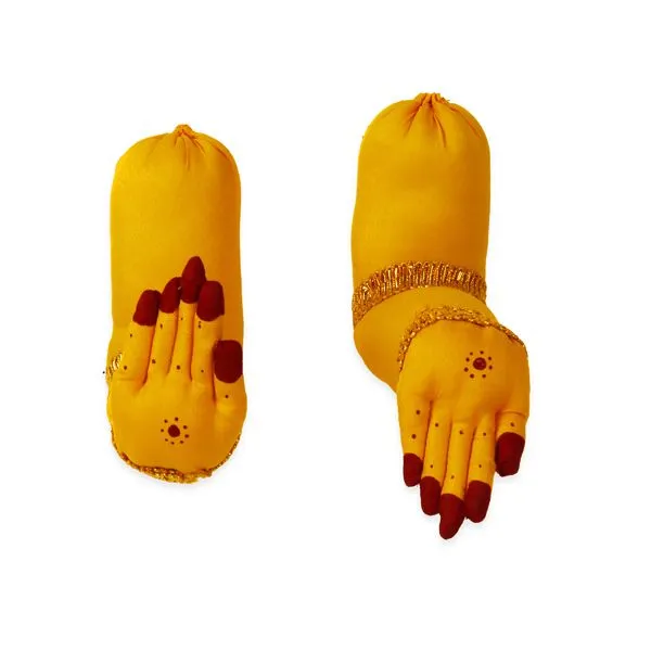 Yellow Hastam Padham Set Cloth Yellow Hastam Padham Set Cloth