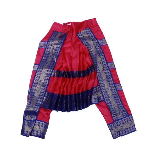 Dance Costume – 26 Inches | Readymade Bharatnatyam dress for Girls/ Satin Cloth with Jari Border/ Random Colour Dance Costume – 26 Inches | Readymade Bharatnatyam dress for Girls/ Satin Cloth with Jari Border/ Random Colour