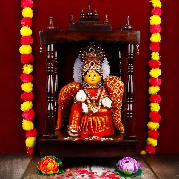 Rosewood Puja Mandir / Mantapam Formica Base And Top 15 X 15 Rosewood Puja Mandir / Mantapam Formica Base And Top 15 X 15