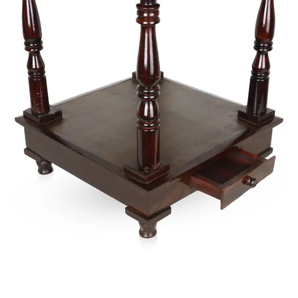 Rosewood Puja Mandir / Mantapam Formica Base And Top 15 X 15 Rosewood Puja Mandir / Mantapam Formica Base And Top 15 X 15