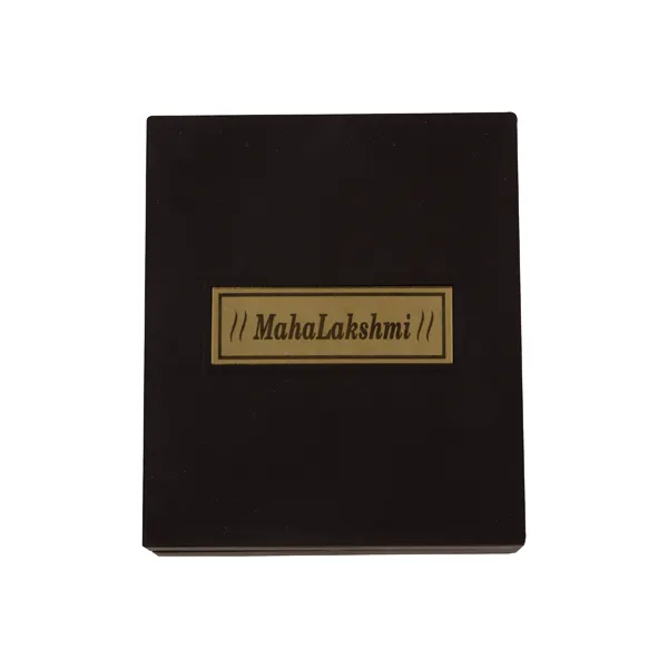 Mahalakshmi With Sri Padham Box – Small Gold Print Mahalakshmi With Sri Padham Box – Small Gold Print