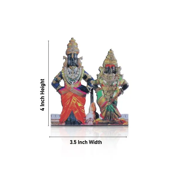 Pandurangan Rukmini – Cutout Photo – 4 Inch Pandurangan Rukmini – Cutout Photo – 4 Inch