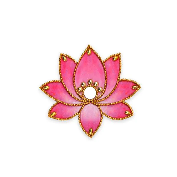 Rangoli – 4 Inches | Making Beautiful Kolam for Pooja Room/ Lotus Design Rangoli – 4 Inches | Making Beautiful Kolam for Pooja Room/ Lotus Design