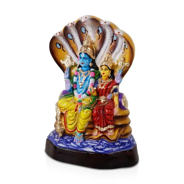 Lakshmi Narayana- 15 Inch | Paper Mache/ Laxmi/ Navratri Bommai/ Gifts Lakshmi Narayana- 15 Inch | Paper Mache/ Laxmi/ Navratri Bommai/ Gifts