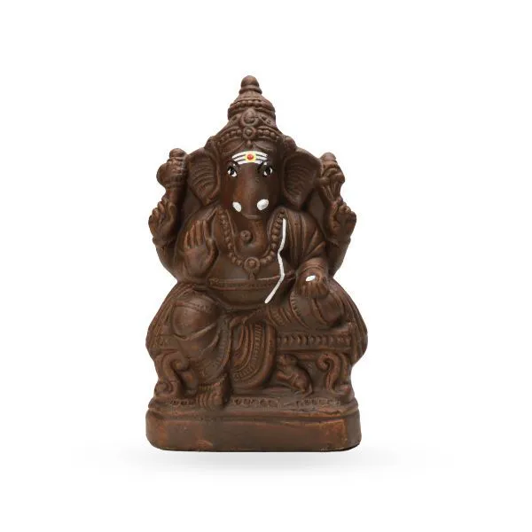 Ganapati Simhasanam – 9 Inch | Giri Doll | Clay | Idol | Eco Friendly Ganesh Murti Ganapati Simhasanam – 9 Inch | Giri Doll | Clay | Idol | Eco Friendly Ganesh Murti
