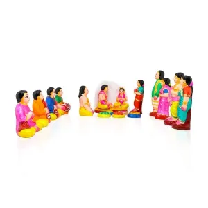 Upanayanam Set – 9 Inches | Giri Golu Doll/ Clay/ Sandhyavandanam/ Navratri Bommai/ Showpiece