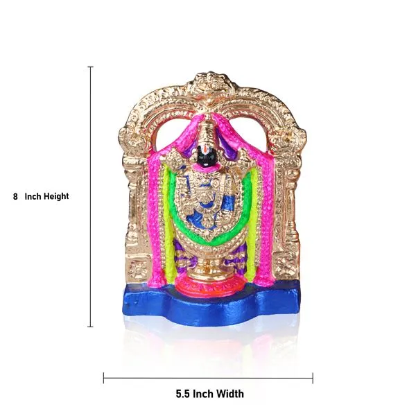 Perumal Thayar Pair – 8 Inch | Giri Golu Doll/ Clay/ Balaji with Padmavathi/ Navratri Bommai/ Gifts Perumal Thayar Pair – 8 Inch | Giri Golu Doll/ Clay/ Balaji with Padmavathi/ Navratri Bommai/ Gifts