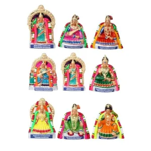 Nachiyar Thirukolam Set – 8 Inch | Giri Golu Doll/ Clay/ Andal/ Vaishnavism/ Navratri Bommai
