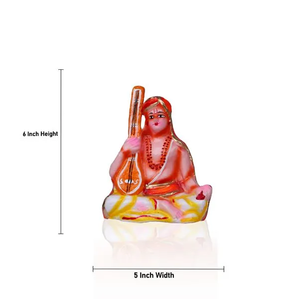 Sangeetha Mummoorthigal Set – 6 Inch | Giri Golu Doll/ Clay/ Syama Sastri/ Thyagarajar/ Muthuswamy Dikshitar/ Divine Trinity Sangeetha Mummoorthigal Set – 6 Inch | Giri Golu Doll/ Clay/ Syama Sastri/ Thyagarajar/ Muthuswamy Dikshitar/ Divine Trinity