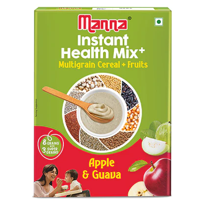 Manna Black Health Mix - Apple & Gauva - 200Gms - Three Packs