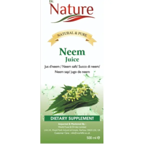 Dr. Nature Neem (Indian Liliac) Juice - 1 Ltr