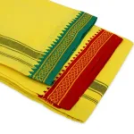 Veshti – Jacquard Medium Mini – Cotton – White – 9×5 Yards Veshti – Jacquard Medium Mini – Cotton – White – 9×5 Yards