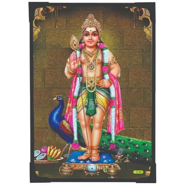 Lamination Photo – Lord Murugan – 6 x 4 Inches Lamination Photo – Lord Murugan – 6 x 4 Inches