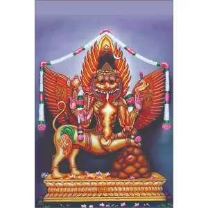 Lamination Photo - Vadapathira Kaliamman - 6 x 4 Inches