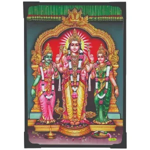 Lamination Photo – Murugan Valli Deivanai – 9 x 7 Inches