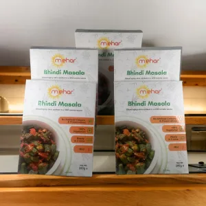 Mehar RTE – Bhindi Masala – 280g (Pack of 5)