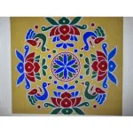 Maroon Kolam Sticker (6 Pcs) 4 X 4 Maroon Kolam Sticker (6 Pcs) 4 X 4