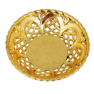 Silver/gold Mixed Shape Bowl/Tray Silver/gold Mixed Shape Bowl/Tray