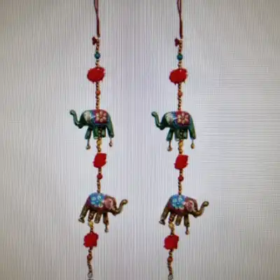 Hanging 2 Elephant 2 Inch – Side Thoranam Set Hanging 2 Elephant 2 Inch – Side Thoranam Set
