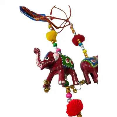 Hanging 2 Elephant 2 Inch – Side Thoranam Set Hanging 2 Elephant 2 Inch – Side Thoranam Set