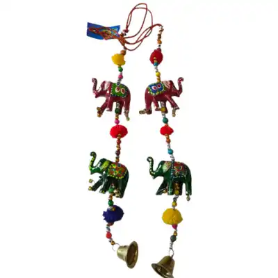 Hanging 2 Elephant 2 Inch – Side Thoranam Set Hanging 2 Elephant 2 Inch – Side Thoranam Set