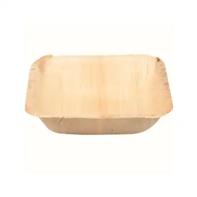 4″ (10 cm) Square Disposable Palm Leaf Bowls (pack of 25) 4″ (10 cm) Square Disposable Palm Leaf Bowls (pack of 25)