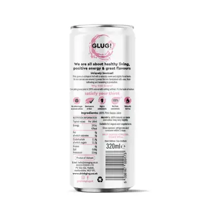 GLUG! 100% Pink Guava Juice, 320ml GLUG! 100% Pink Guava Juice, 320ml