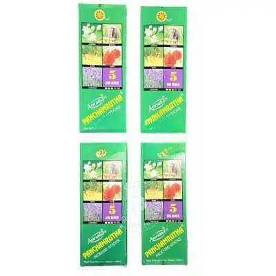 Amrutha Panchamrutha 5-in-1 Incense Sticks (Agarbati)-(Pack of 4) Amrutha Panchamrutha 5-in-1 Incense Sticks (Agarbati)-(Pack of 4)