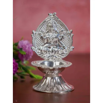 GERMAN SILVER LAKSHMI DIYA GERMAN SILVER LAKSHMI DIYA