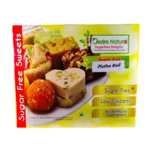 Dezire Sugar Free Low GI Pista Roll - 200g (pack of 2)