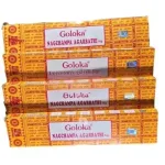 Goloka Nag Champa Incense Sticks (Agarbati) -(Pack of 4) Goloka Seva Nag Champa Incense Sticks (Agarbati)-(Pack of 4)