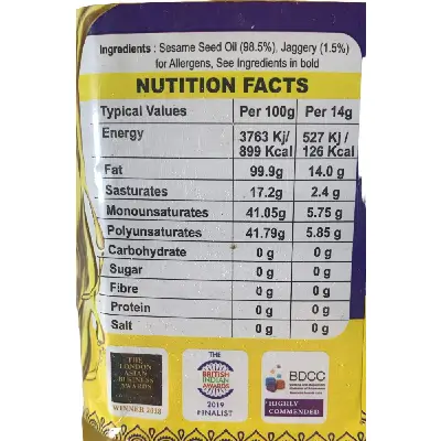 Lakshmi Brand Chekku Gingely Oil 1Ltr Lakshmi Brand Chekku Gingely Oil 1Ltr