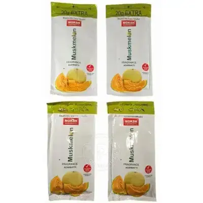 Moksh Musk Melon Incense Sticks (Agarbati)-(Pack of 4) Moksh Musk Melon Incense Sticks (Agarbati)-(Pack of 4)