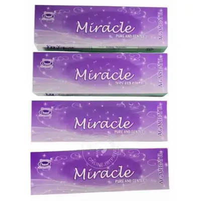Oswal Traders Miracle Agarbatti (Incense) – 100 Gms-(Pack of 4) Oswal Traders Miracle Agarbatti (Incense) - 100 Gms-(Pack of 4)