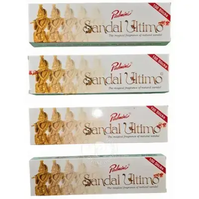 Padmini Sandal Ultimo Incense – 100Pcs-(Pack of 4) Padmini Sandal Ultimo Incense - 100Pcs-(Pack of 4)